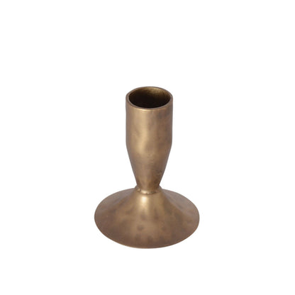 Antique Brass Iron Taper Candle Holder Set of 3 - Image 8
