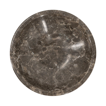 Dark Gray Marble Compote Bowl - Image 6