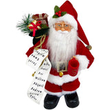 Musical List-Checking Santa Figure