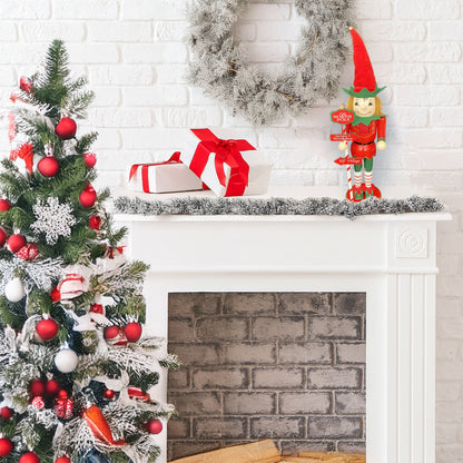 North Pole Elf Nutcracker Figure - Image 3